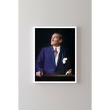 Mustafa Kemal Atatürk - Beyaz Çerçeve, Beyaz, 23 x 32, 23450000002017