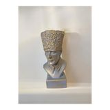 Mustafa Kemal Atatürk Biblo Büst Gri 20 x 10