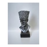 Mustafa Kemal Atatürk Biblo Büst Siyah 20 x 10
