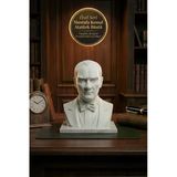 Mustafa Kemal Atatürk Büstü Dekoratif Masaüstü Heykel Ve Ofis Objesi 24 Cm