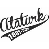 Mustafa Kemal Atatürk İmza Araba Sticker 19x9 cm