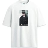 Mustafa Kemal Atatürk Özel Tasarım Baskılı Unisex Tişört - Beyaz