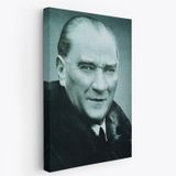 Mustafa Kemal Atatürk Portresi Dekoratif Kanvas Tablo, Duvar Dekoru CG57