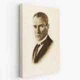 Mustafa Kemal Atatürk Portresi Dekoratif Kanvas Tablo, Duvar Dekoru CI59