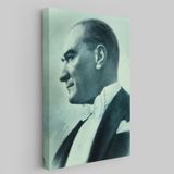 Mustafa Kemal Atatürk Portresi Dekoratif Kanvas Tablo, Duvar Dekoru CN63