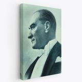 Mustafa Kemal Atatürk Portresi Dekoratif Kanvas Tablo, Duvar Dekoru DI86
