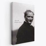 Mustafa Kemal Atatürk Portresi Dekoratif Kanvas Tablo, Duvar Dekoru FD128
