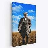 Mustafa Kemal Atatürk Portresi Dekoratif Kanvas Tablo, Duvar Dekoru FE129