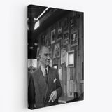 Mustafa Kemal Atatürk Portresi Dekoratif Kanvas Tablo, Duvar Dekoru FK135