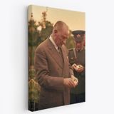 Mustafa Kemal Atatürk Portresi Dekoratif Kanvas Tablo, Duvar Dekoru FN137