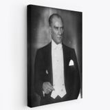 Mustafa Kemal Atatürk Portresi Dekoratif Kanvas Tablo, Duvar Dekoru FÖ139
