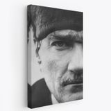 Mustafa Kemal Atatürk Portresi Dekoratif Kanvas Tablo, Duvar Dekoru FS142