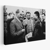 Mustafa Kemal Atatürk Portresi Dekoratif Kanvas Tablo, Duvar Dekoru FU145
