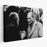 Mustafa Kemal Atatürk Portresi Dekoratif Kanvas Tablo, Duvar Dekoru FV147