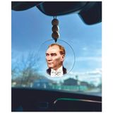 Mustafa Kemal Atatürk Portresi Dikiz Aynası Süsü 02