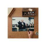 Mustafa Kemal Atatürk Tasarımı 240 Parça Ahşap Puzzle Ahşap Kutuda MP02789