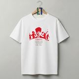 Mustafa Kemal Atatürk Tasarımlı Milli Bayramlar Özel Serisi Çocuk & Yetişkin-Unisex Premium Tişört - Beyaz - XL