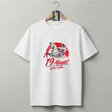Mustafa Kemal Atatürk Tasarımlı Milli Bayramlar Özel Serisi Çocuk & Yetişkin-Unisex Premium Tişört - Beyaz