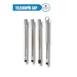 MUSTAFA UYSAL YAPI MARKET Teleskopik Uzatmalı - Metal Sırık - Fırça / Ayarlanabilir Uzatmalı Sap - METAL