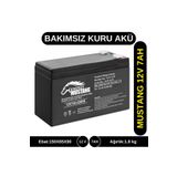Mustang 12v 7ah Kuru Tip Akü - - Bakımsız Agm Tip Akü
