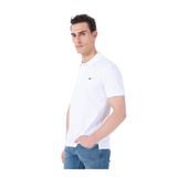 Mustang Baskılı Erkek Polo T-Shirt M5Sm-Tst1335, Beyaz, M