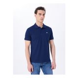 Mustang Baskılı Lacivert Erkek Polo T-Shirt M5SM-TST1335