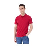 Mustang Baskılı Polo T-Shirt, L, 5003232929, Kırmızı, Erkek