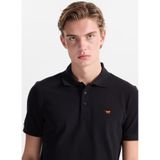 Mustang Baskılı Polo T-Shirt, S, 5003232945, Siyah, Erkek