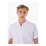 Mustang Baskılı Polo T-Shirt, XL, 5003232907, Beyaz, Erkek