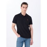 Mustang Baskılı Siyah Erkek Polo T-Shirt M5SM-TST1335 - XL
