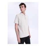 Mustang Bej Erkek Polo T-Shirt M6SM-TST1580