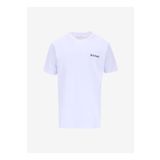 Mustang Bisiklet Yaka Baskılı Beyaz Erkek T-Shirt M5SM-TST1295