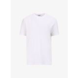 Mustang Bisiklet Yaka Baskılı Ekru Erkek T-Shirt M4WM-TST-1987
