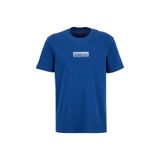 Mustang Bisiklet Yaka Baskılı İndigo T-Shirt, 2XL, 5003336720, İndigo, Erkek