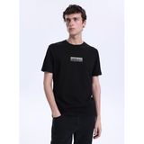 Mustang Bisiklet Yaka Baskılı T-Shirt, M, 5003335497, Siyah, Erkek