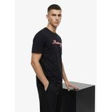 Mustang Bisiklet Yaka Baskılı T-Shirt, S, 5003334344, Siyah, Erkek
