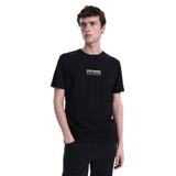 Mustang Bisiklet Yaka Baskılı T-Shirt, S, 5003335497, Siyah, Erkek