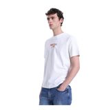 Mustang Bisiklet Yaka Baskılı T-Shirt, XL, 5003335492, Ekru, Erkek