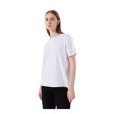 Mustang Bisiklet Yaka Düz T-Shirt, S, 5003230242, Beyaz, Kadın
