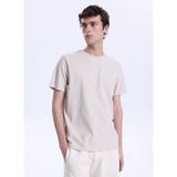 Mustang Bisiklet Yaka Düz Taş Erkek T-Shirt M4WM-TST-1987 - XL