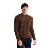 MUSTANG Bisiklet Yaka Kazak, XL, 5003277345, Kahve, Erkek
