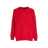 Mustang Bisiklet Yaka Loose Fit Örgü Kazak, M, 5003171701, Kirmizi, Kadın