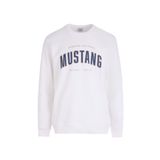 Mustang Bisiklet Yaka Sweatshirt, L, 5003168804, Ekru, erkek
