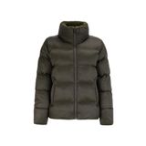 Mustang Dik Yaka Kapitone Puffer Mont, M, 5003167003, Haki, Kadın
