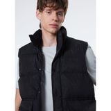 Mustang Dik Yaka Kapitone Puffer Yelek, M, 5003168731, Siyah, Erkek