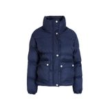 MUSTANG Dik Yaka Puffer Mont, S, Dik Yaka Puffer Mont, Mavi, Kadın