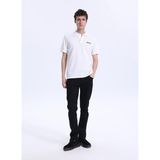 Mustang Düz Beyaz Erkek Polo T-Shirt M6SM-TST1579 - XL