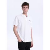Mustang Düz Polo T-Shirt M6Sm-Tst1579, XL, 5003335494, Beyaz, Erkek