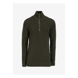 MUSTANG Fermuarlı Yaka Örgü Kazak 2XL, XXL, 5003168872, Haki, Erkek