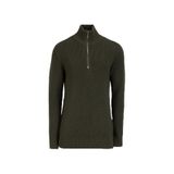 MUSTANG Fermuarlı Yaka Örgü Kazak 2XL, XXL, 5003168872, Haki, Erkek